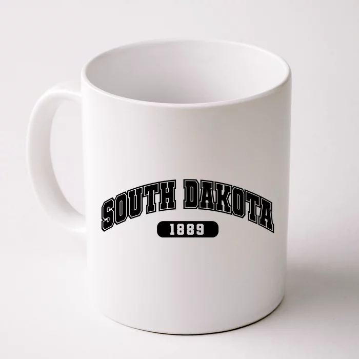 South Dakota Collegiate Style 1889 Front & Back Coffee Mug