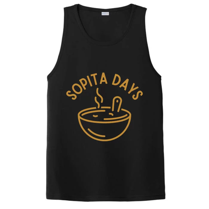 Soup Days - Comfort Food - Winter Vibes - Soup Bowl Performance Tank