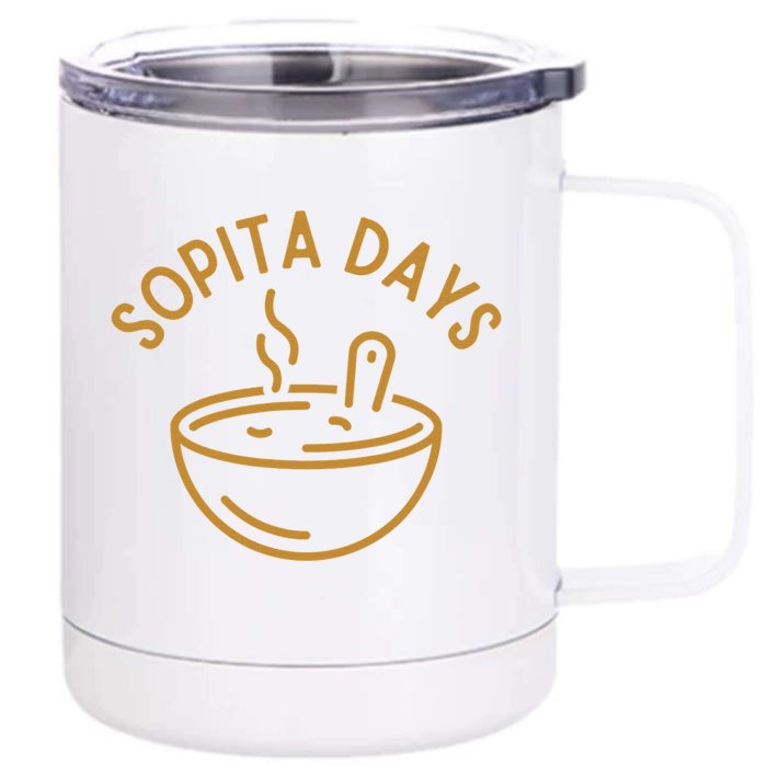 Soup Days - Comfort Food - Winter Vibes - Soup Bowl Front & Back 12oz Stainless Steel Tumbler Cup