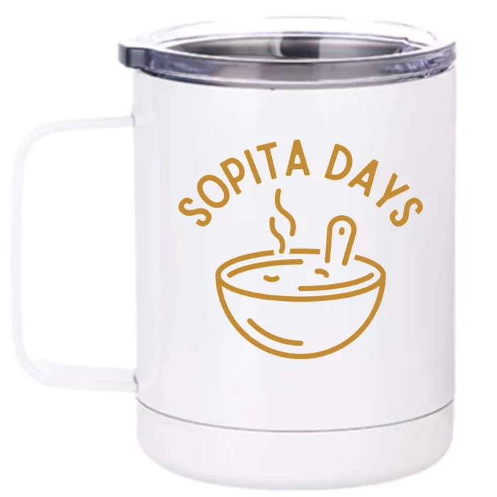 Soup Days - Comfort Food - Winter Vibes - Soup Bowl Front & Back 12oz Stainless Steel Tumbler Cup