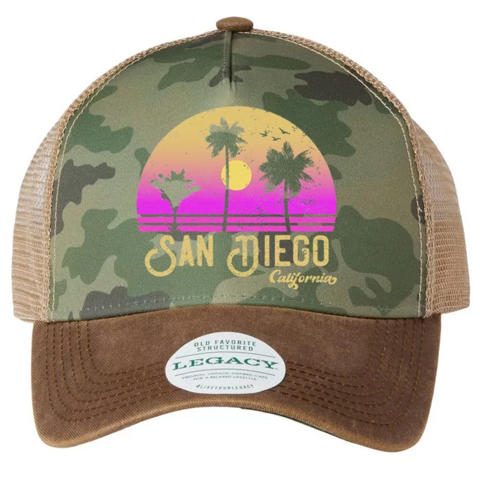 San Diego California Legacy Tie Dye Trucker Hat