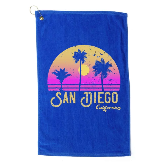 San Diego California Platinum Collection Golf Towel