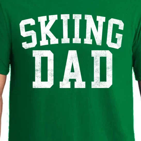 Skiing Dad Classic Bold Font FatherS Day Daddy Pajama Set