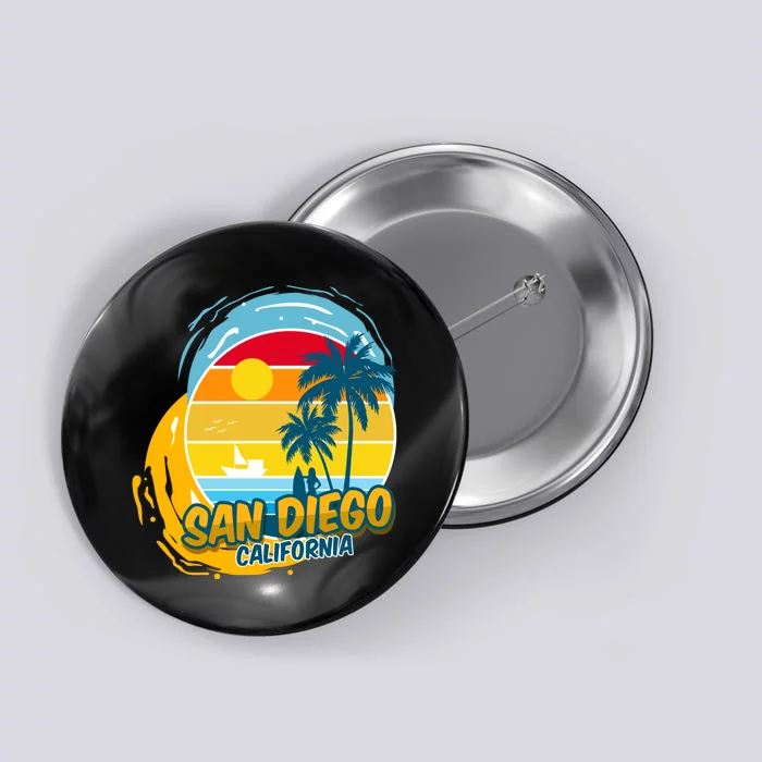 San Diego California Button