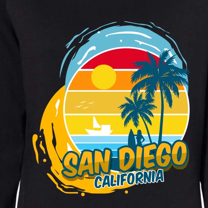 San Diego California Womens California Wash Sweatshirt