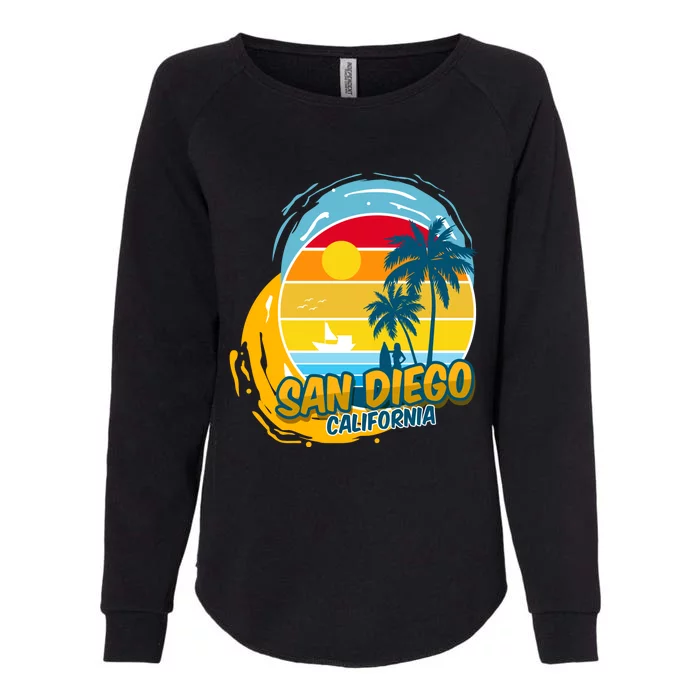 San Diego California Womens California Wash Sweatshirt