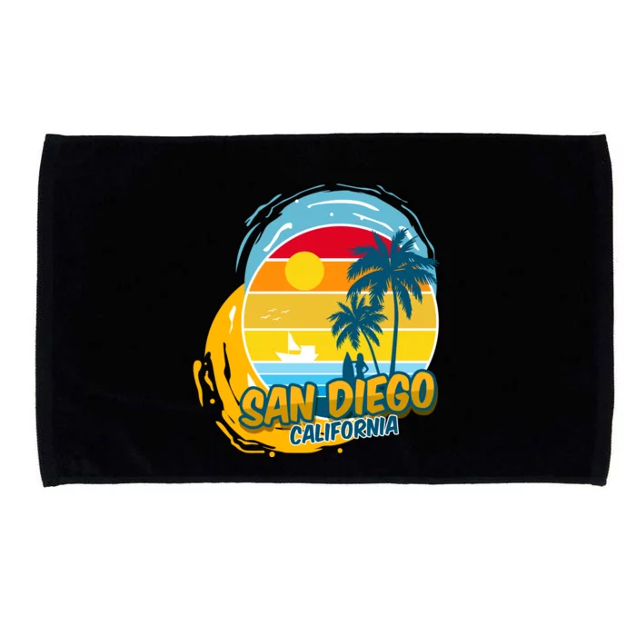 San Diego California Microfiber Hand Towel