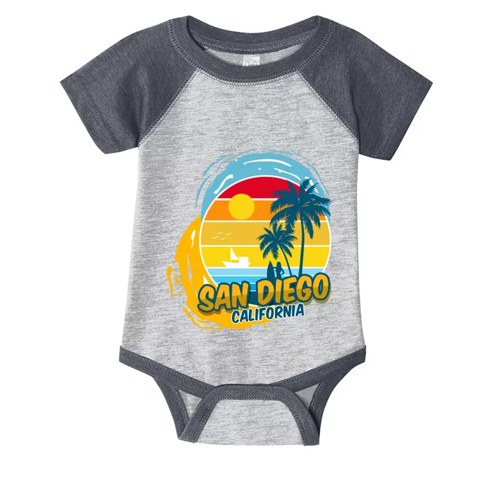 San Diego California Infant Baby Jersey Bodysuit