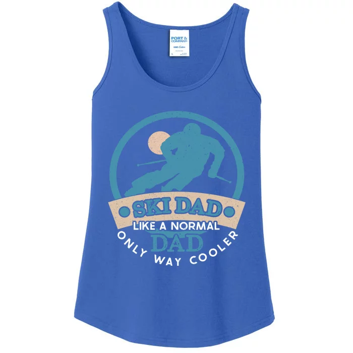 Ski Dad Cool Dad Cute Gift Ladies Essential Tank