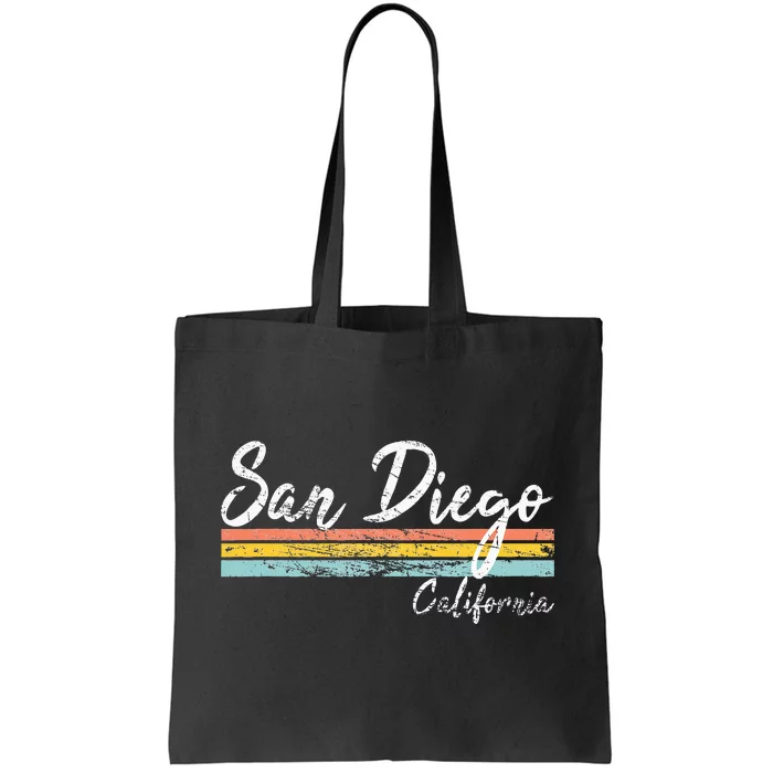 San Diego California Vintage Distressed Design Classic Tote Bag