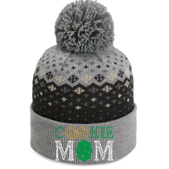 Scout Design Cookie Mom Funny Troop Leader Cookie Funny Gift The Baniff Cuffed Pom Beanie