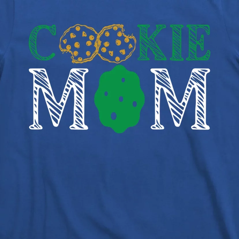 Scout Design Cookie Mom Funny Troop Leader Cookie Funny Gift T-Shirt