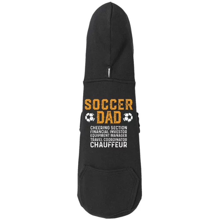 Soccer Dad Cheering Section Financial Investor Equipment Doggie 3-End Fleece Hoodie