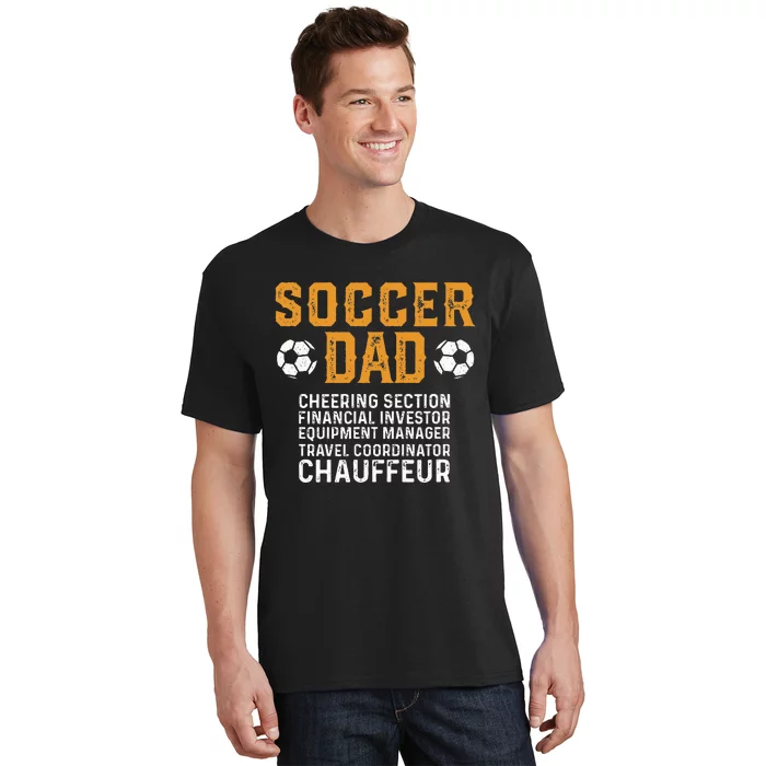 Soccer Dad Cheering Section Financial Investor Equipment T-Shirt