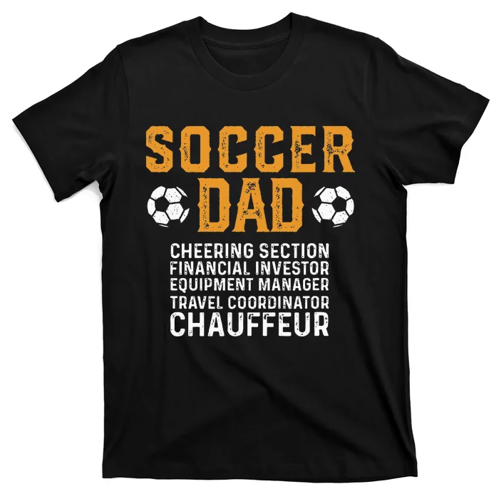 Soccer Dad Cheering Section Financial Investor Equipment T-Shirt