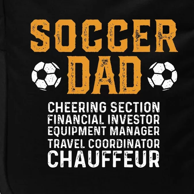 Soccer Dad Cheering Section Financial Investor Equipment Impact Tech Backpack