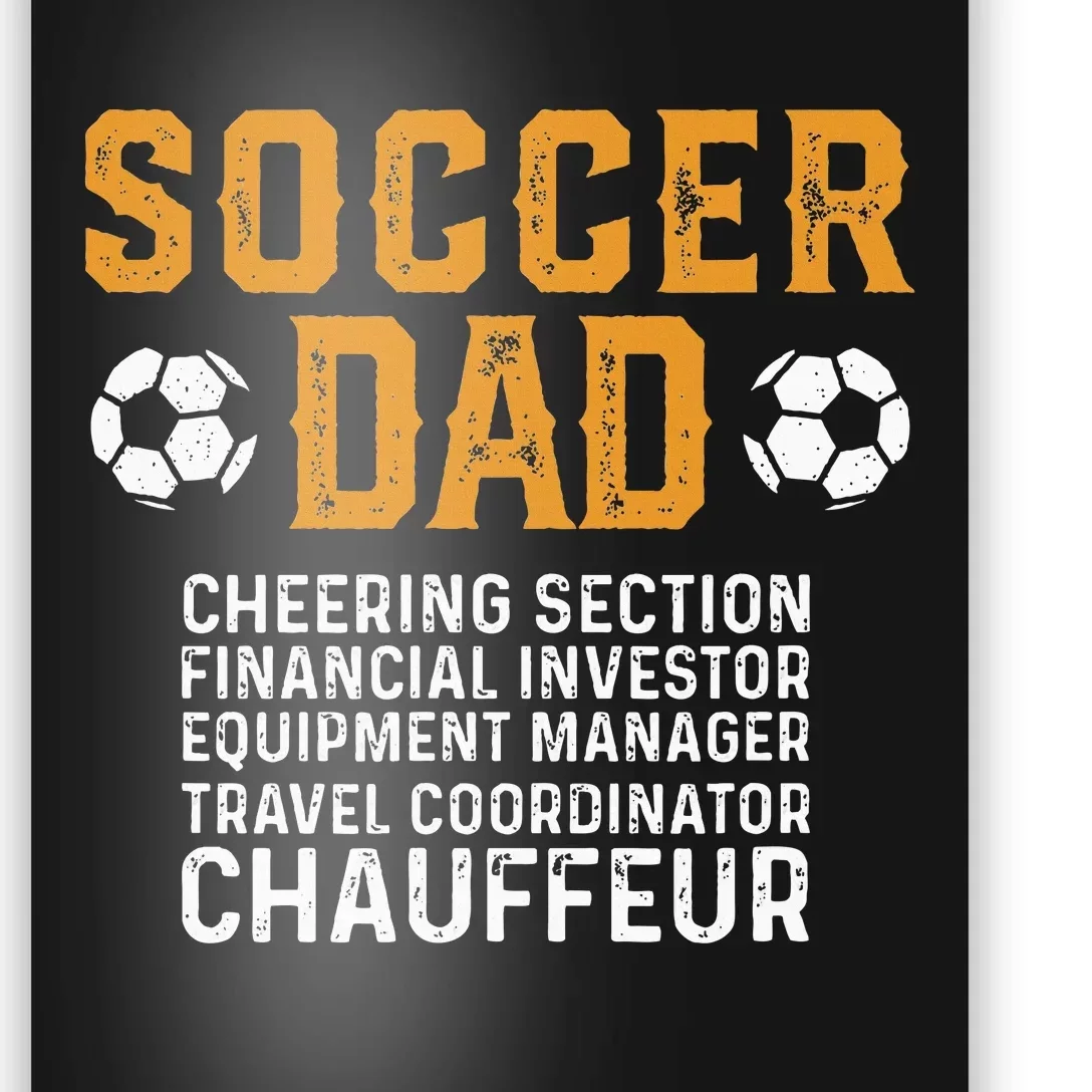 Soccer Dad Cheering Section Financial Investor Equipment Poster