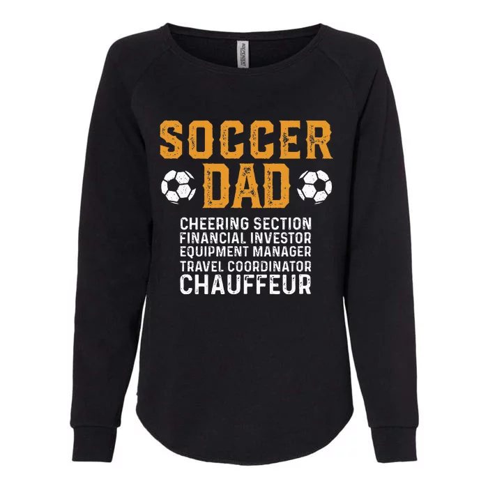 Soccer Dad Cheering Section Financial Investor Equipment Womens California Wash Sweatshirt