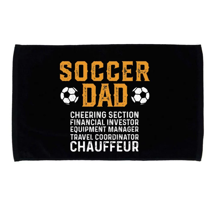 Soccer Dad Cheering Section Financial Investor Equipment Microfiber Hand Towel