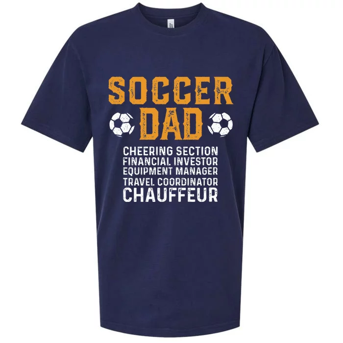 Soccer Dad Cheering Section Financial Investor Equipment Sueded Cloud Jersey T-Shirt