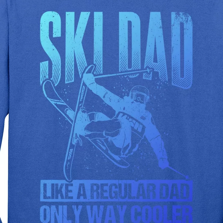 Ski Dad Cool Dad Best Dad Mountains Skiing Wintersport Gift Long Sleeve Shirt