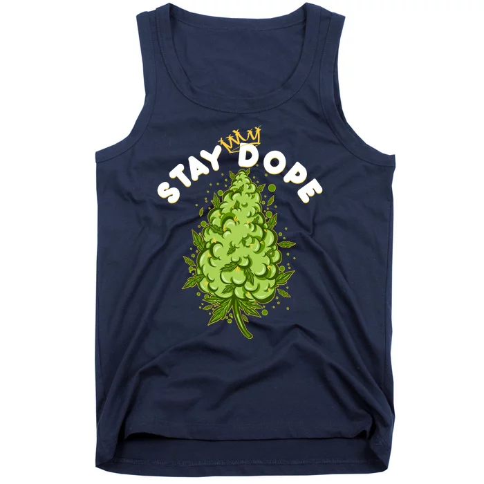 Stay Dope Cannabis Marijuana Bud Tank Top