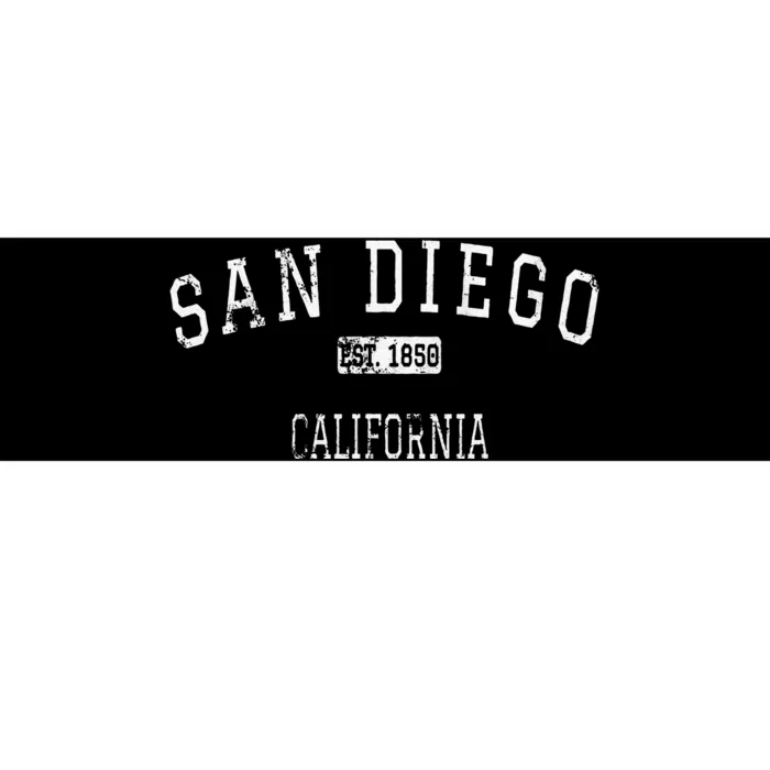 San Diego California CA Vintage Bumper Sticker