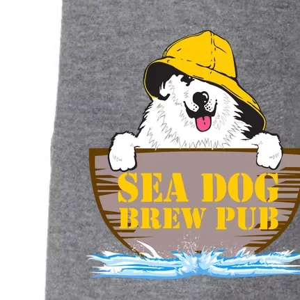 Sea Dog Cool Vector Design Doggie 3-End Fleece Hoodie