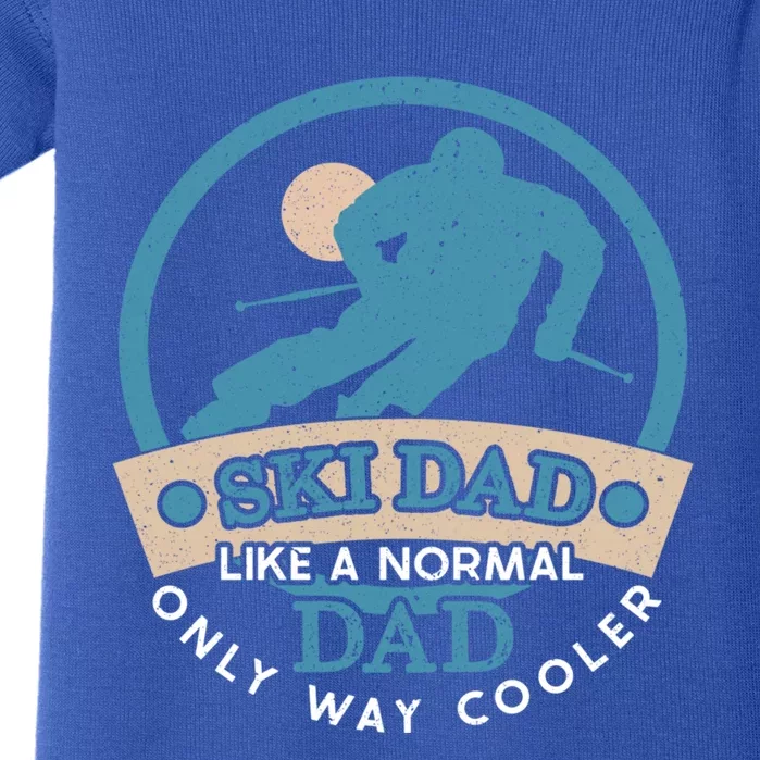 Ski Dad Cool Dad Gift Baby Bodysuit