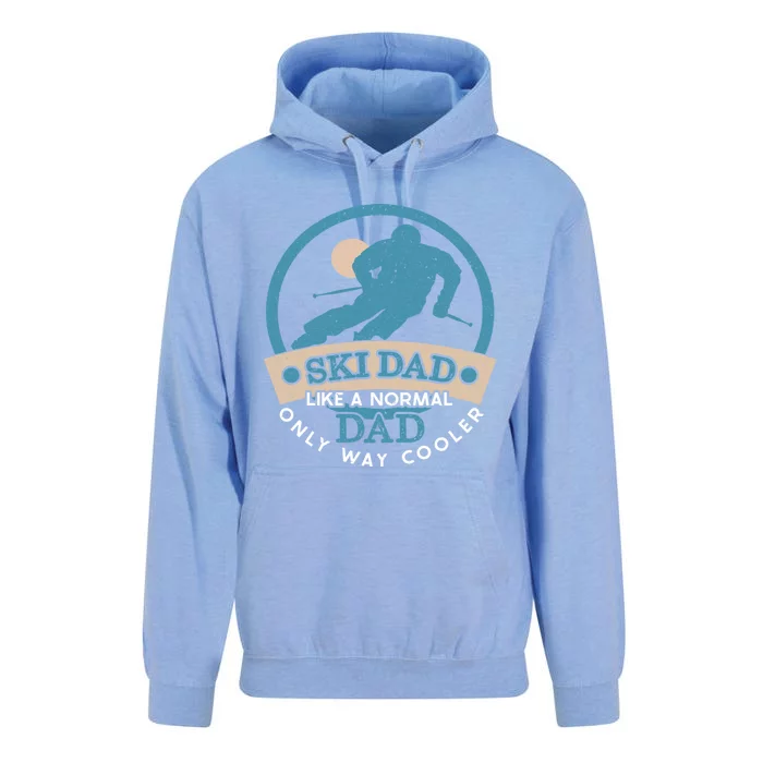 Ski Dad Cool Dad Gift Unisex Surf Hoodie