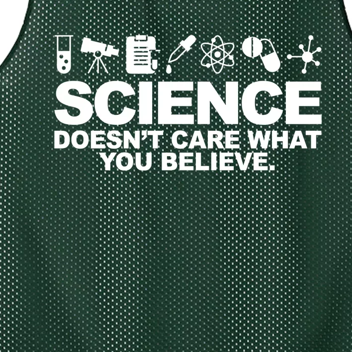 Science Doesn't Care What You Believe Mesh Reversible Basketball Jersey Tank