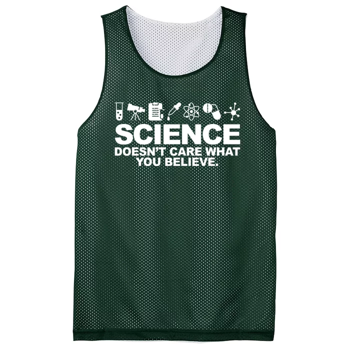 Science Doesn't Care What You Believe Mesh Reversible Basketball Jersey Tank