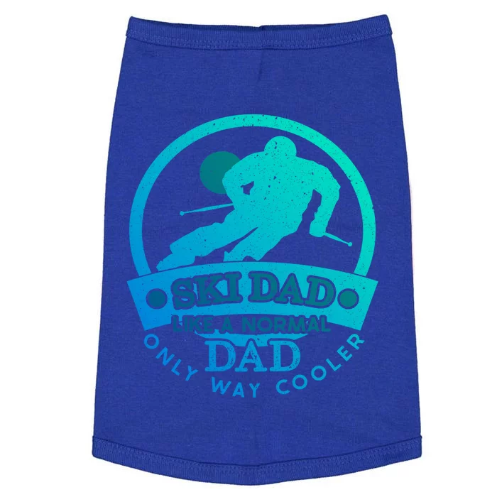 Ski Dad Cool Dad Gift Doggie Tank