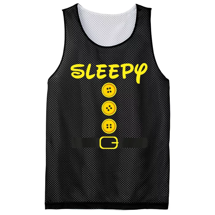 Sleepy Dwarf Costume Color Family Matching Dwarf Halloween Mesh Reversible Basketball Jersey Tank