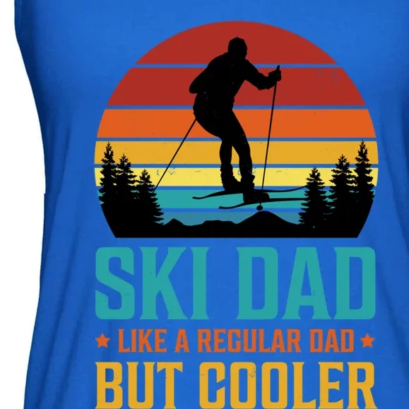 Ski Dad Cooler Regular Dad Fathers Day Funny Humor Outdoor Gift Ladies Essential Flowy Tank