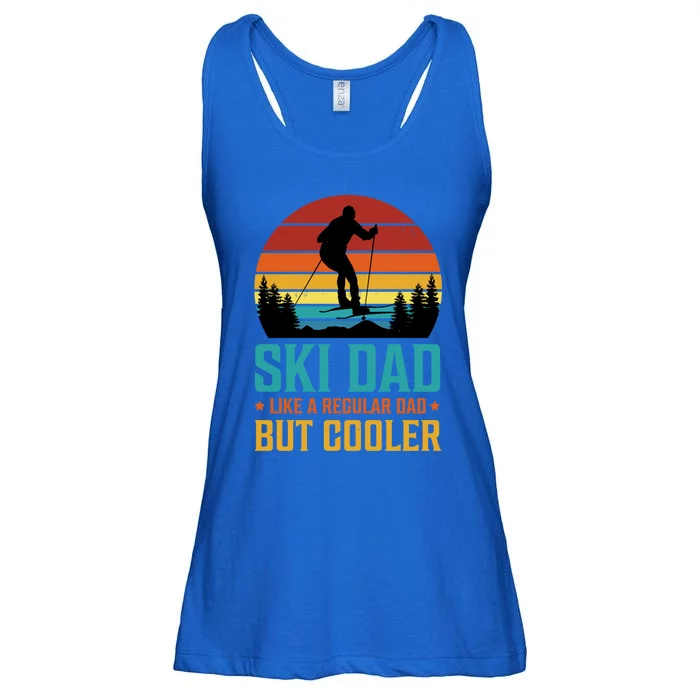 Ski Dad Cooler Regular Dad Fathers Day Funny Humor Outdoor Gift Ladies Essential Flowy Tank