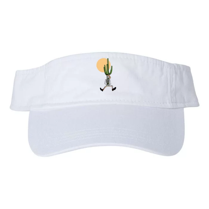 Sunshine Daydream Cactus Skeleton Valucap Bio-Washed Visor