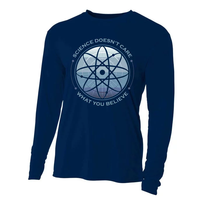 Science Doesn't Care What You Believe Atom Cooling Performance Long Sleeve Crew