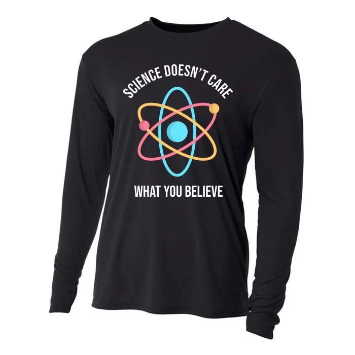 Science Doesn't Care What You Believe Atom Cooling Performance Long Sleeve Crew