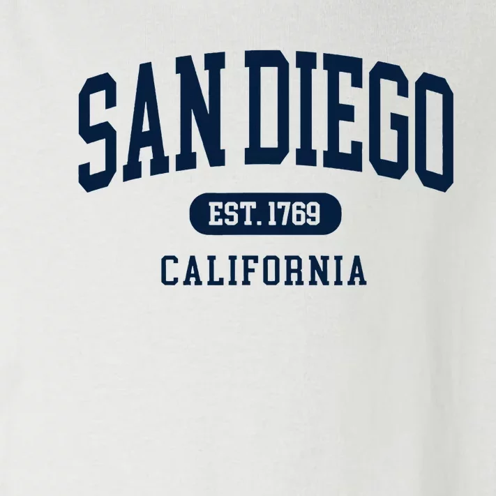 San Diego California Est 1769 Arched Text Toddler Long Sleeve Shirt