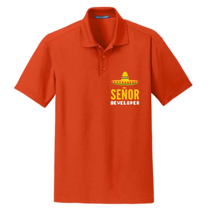 Senor Developer Computer Specialist Dry Zone Grid Performance Polo