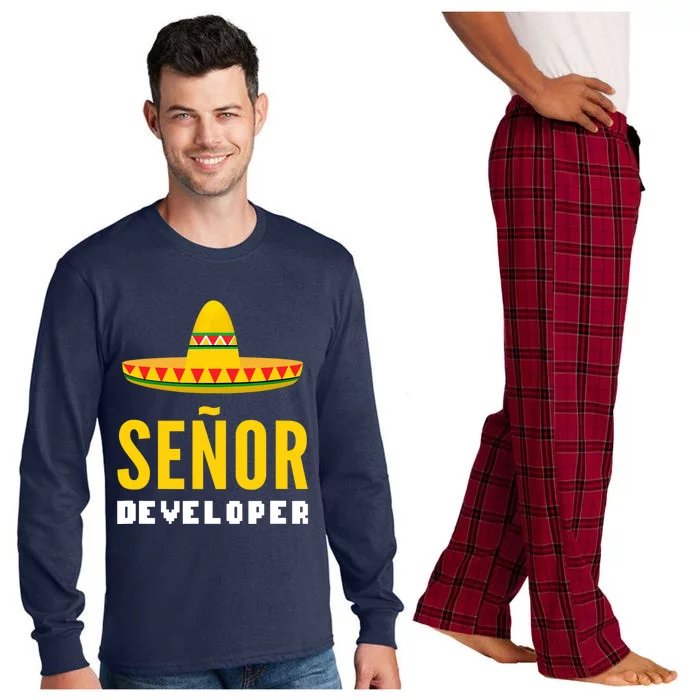 Senor Developer Computer Specialist Long Sleeve Pajama Set