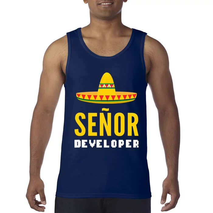 Senor Developer Computer Specialist Tank Top