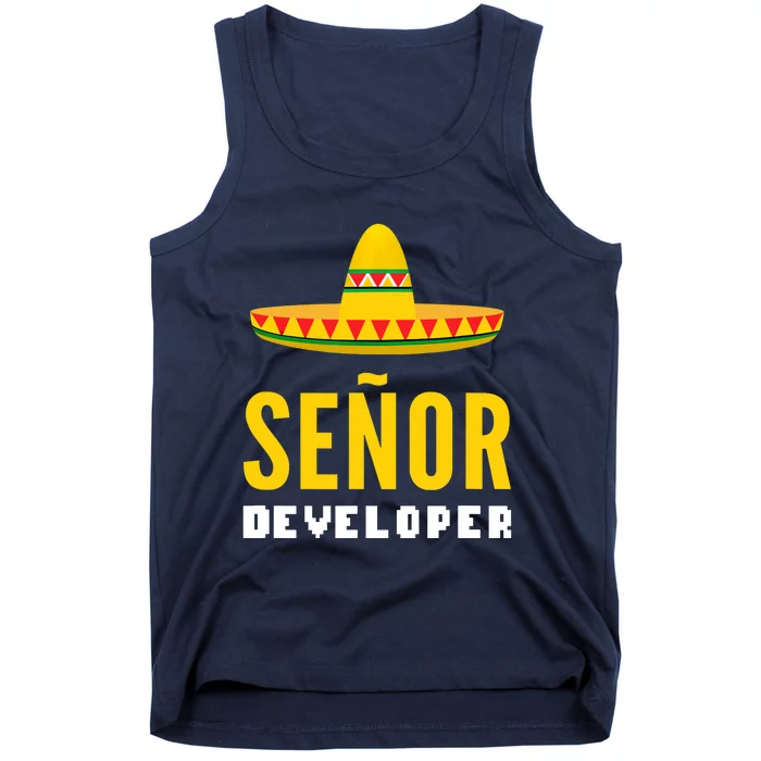 Senor Developer Computer Specialist Tank Top