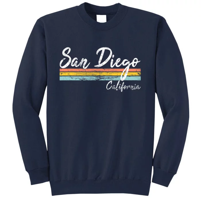 San Diego California Vintage Distressed Design Classic Tall Sweatshirt