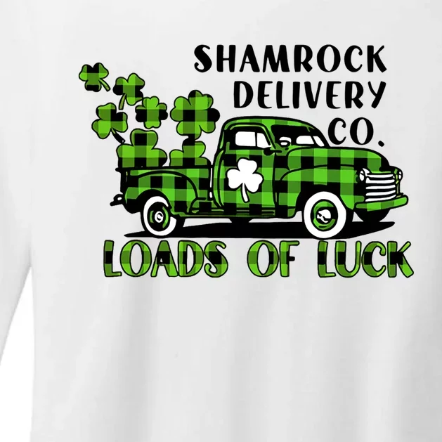 Shamrock Delivery Co Loads Of Luck Womens CVC Long Sleeve Shirt