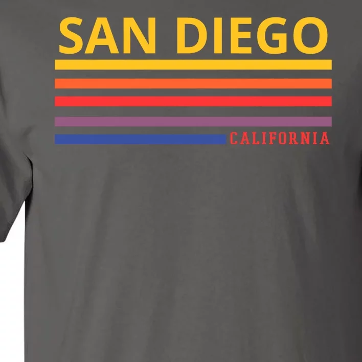 San Diego California Retro Tall T-Shirt