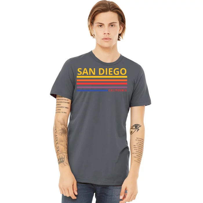 San Diego California Retro Premium T-Shirt