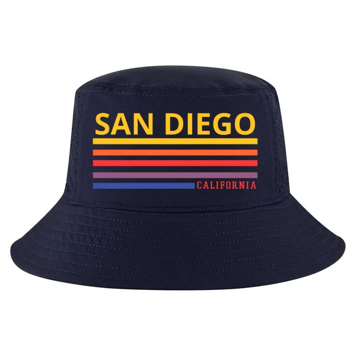 San Diego California Retro Cool Comfort Performance Bucket Hat