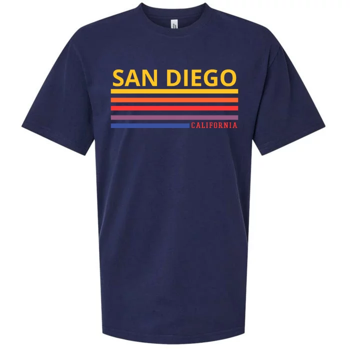 San Diego California Retro Sueded Cloud Jersey T-Shirt